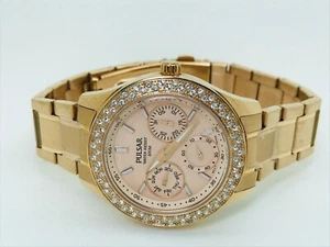 Pulsar PP6120 Rose Gold Swarovski Crystals Multi-Dial Ladies Watch (149E) - Picture 1 of 10