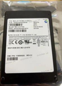 Samsung PM1633a Series 7.68TB SAS 12Gb/s 2.5" SSD MZ-ILS7T60 SSD - Afbeelding 1 van 3
