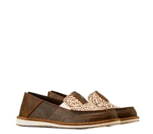 ARIAT MUJER 10046978 Cruiser Talla 7.5 DE COLECCIÓN BOMBER/CHEETAH PELO PUESTO - Imagen 1 de 6