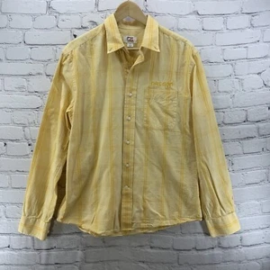 Cutter & Buck Button Down Shirt Mens Sz S Yellow  - Picture 1 of 10