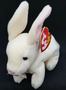 TY 1999 NIBBLER il coniglio beanie baby - come nuovo con etichette come nuovo - Foto 1 di 6