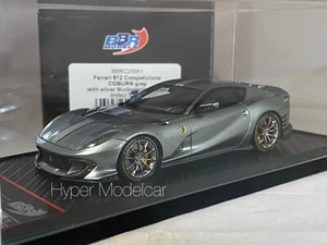 BBR models 1/43 Ferrari 812 Competición 2021 Gris-Plata Stripes BBRC259A1 - Imagen 1 de 4
