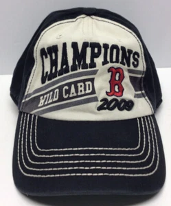 Boston Red Sox MLB 2009 Wild Card Champions '47 Twins Adjustable Hat Cap Men's - Picture 1 of 6