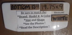 2 difetti. IDROMIZZATORE BIANCO MADE IN USA senza pari #7 N7 n. Coperchio serbatoio wc in ceramica - Foto 1 di 8