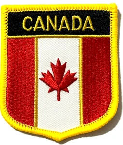 BESTICKTER KANADISCHER LAND FLAGGE SCHILD PATCH KANADA AHORNBLATT - Bild 1 von 3