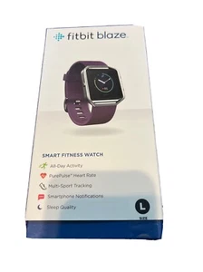 Nuevo en caja Rastreador de actividad Fitbit Blaze, grande - ciruela - Imagen 1 de 4