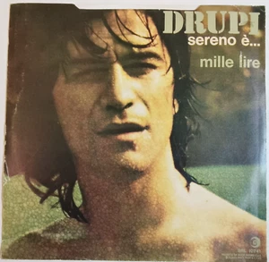 DRUPI - SERENO E - 1974 ITALIAN 7 " SINGLE, PS, PROMO, WOC, ROCK POP - Imagen 1 de 4