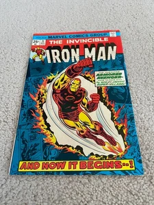 Iron Man 71 Fine+ 6.5 Garra Amarilla Mandarín Negro Lama Marvel 1974 - Imagen 1 de 4