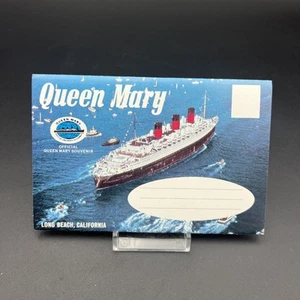 Vtg Queen Mary The Last Great Cruise Ship Souvenir Fold-Out Postcard Photo Set - Picture 1 of 14