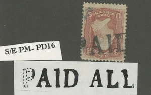 Mr Fancy Cancel Sc 65 PM-PD16 Paid All Fancy Cancel #1075 - Picture 1 of 1