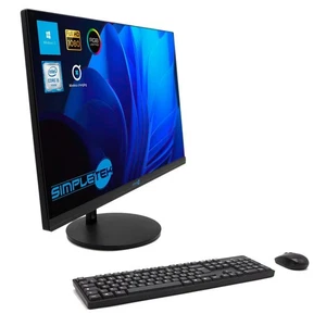 Business All In One PC i5 24" Full HD Windows 11 Pro 4GB SSD 120GB With Keyboard - Picture 1 of 11