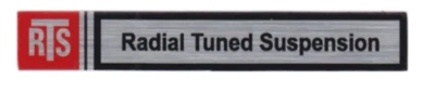 Radial Tuned Suspension Dash Insert Sticker 1974-1981 Pontiac Firebird/Trans AM - Image 1 of 2