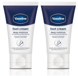 Vaseline Foot Cream Deep Moisture 55g x 2ea Extremely Dry Foot & Heel Korean - Picture 1 of 4