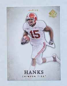 2012 Upper Deck SP Authentic Rookie #8 Darius Hanks Alabama Crimson Tide - Picture 1 of 2