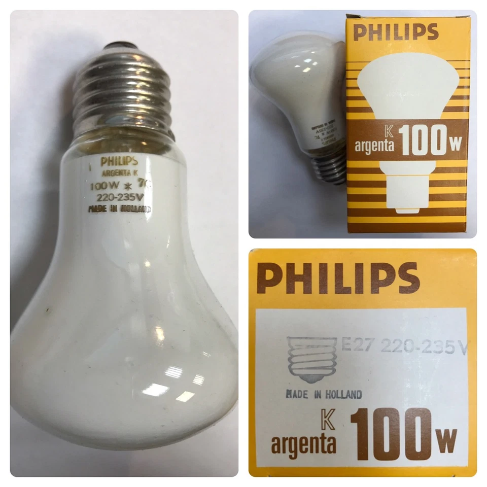 Philips Argenta K Softone White Lamp E27 100W 220-235V Gentle Warm Light - Image 1 of 1