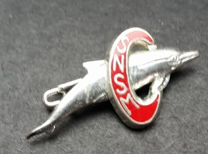 Broche représentant un dauphin "SNSM - Société Nationale de Sauvetage en Mer" - Photo 1/2