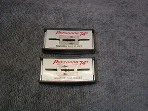 PAQUETES DE 4 HOJAS DE AFEITAR VINTAGE PERSONNA 74 TUNGSTENO PLUS - Imagen 1 de 2