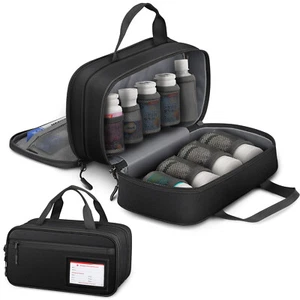 Pill Bottle Organizer Medicine Storage Bag Travel Carrying Case Manager w/Handle - Picture 1 of 7