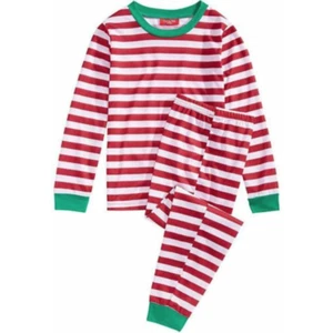 Family Pajamas Matching Red 'Holiday Stripe' Pajama Set (Kids 8 Years Old, NWT) - Picture 1 of 1