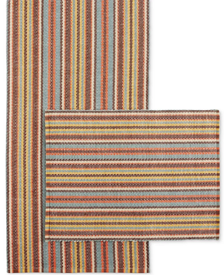 Corredor de mesa Fiesta Siesta Harvest Collection, algodão 14” x 72” - Imagem 1 de 1