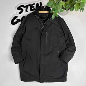 Vintage Pierre Cardin Gore-Tex Nylon Overcoat Jacket Lampo Zipper Size XL - Picture 1 of 9