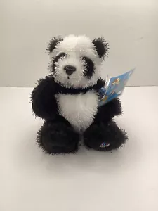 GANZ Webkinz Panda HS111 Black White Bear Plush Stuffed Animal Toy With Code - Picture 1 of 6