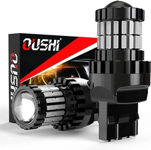 OUSHI 7443 Lampadine LED Freno Super Luminose Rosso Brillante Retromarcia USBoxNo.D - Foto 1 di 6