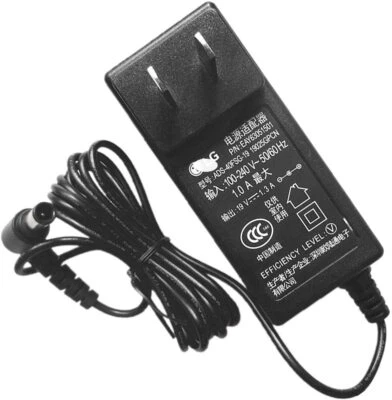 Fuente de alimentación adaptadora de CA LG para monitor LED LCD 19V 1.3A ADS-40FSG-19 EAY63051501 Foto 1 de 2