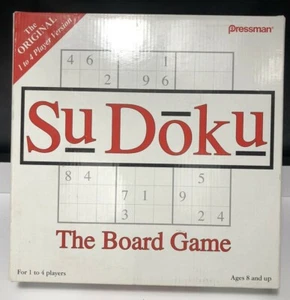 Sudoku The Board Game Pressman Original 1- 4 Players Version 8 yrs + Puzzle Fun - Picture 1 of 6