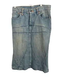 Junya Watanabe Comme Des Garçons Denim Panel Skirt Size S small Bluejean SM - Picture 1 of 5