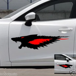 Calcomanías de coche Wolf funcionando 38"" para AXELA Atenza vinilo motor puerta lateral pegatina CE15 - Imagen 1 de 4