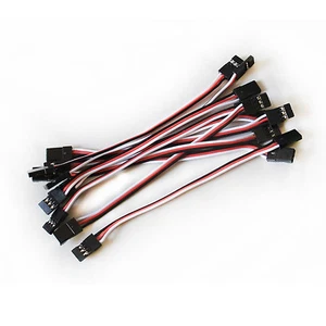 10PCS 15CM Male to Male JR Plug Servo Extension Lead Wire Cable Connector 150mm - Picture 1 of 1