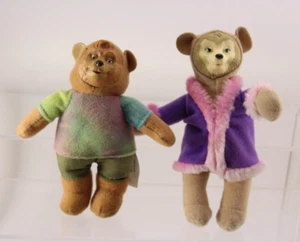 Lotto di 2 giocattoli Disney The Country Bears peluche happy meal Trixie Beary Barrinson - Foto 1 di 4