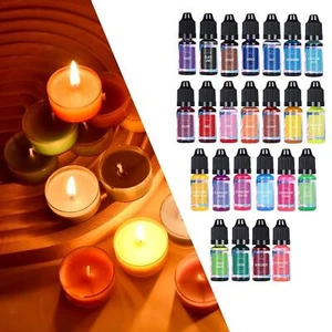 24x Candle Color Dye Candle Liquid Dye for Soy Candle Making 10ml Each Dye Set - Picture 1 of 7