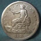 1875-S Trade $1 Dollar Better Grade Details Old Us Silver Coin