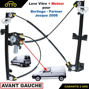 Leve Vitre Avant Gauche Chauffeur Conducteur Berlingo Partner 9221G3 1619991080 - Imagen 1 de 9