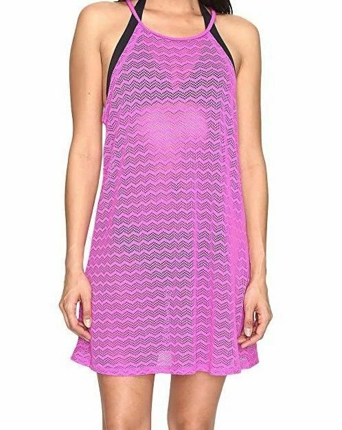 $199 Prana Para Mujer Púrpura Página Traje de Baño Vestido de Encubrimiento Talla Mediana Foto 1 de 1