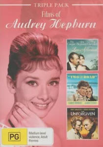 Love in the Afternoon, Two for the Road, Unforgiven (DVD, 2016) Audrey Hepburn - Picture 1 of 1