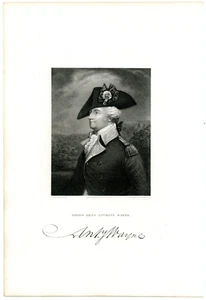 Anthony Wayne, Revolutionärer Kriegsgeneral/Kontinentalarmee, Stahlstich 09772 - Bild 1 von 1