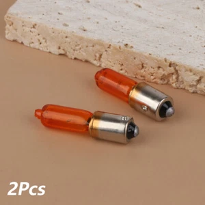 2Pcs Amber Light Bulbs Universal 12v 21w Auto Car Motorcycle Motorbike Scoot ZW - Picture 1 of 12