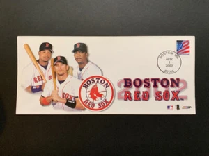 BOSTON RED SOX 2002 OPENING DAY PEDRO MARTINEZ MLB BASEBALL EVENT COVER - Imagen 1 de 1