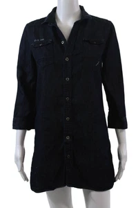 Abito camicia G-Star Raw donna denim maniche lunghe bottoni blu taglia small - Foto 1 di 6
