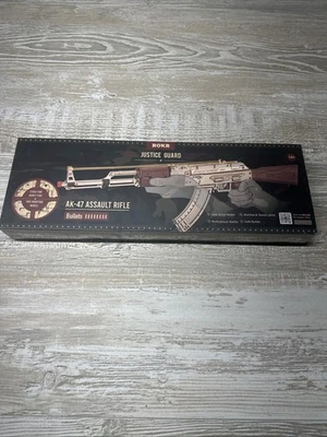 New ROKR Justice Guard Gun Model AK-47 Assault Rifle Rubber Band Gun - Image 1 of 4