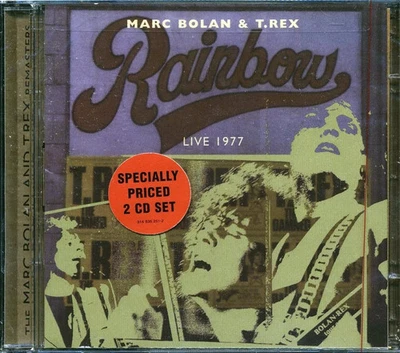 Marc Bolan and T-Rex - Rainbow: Live 1977 (2xCD) (marked/ltd stock) - Imagem 1 de 2