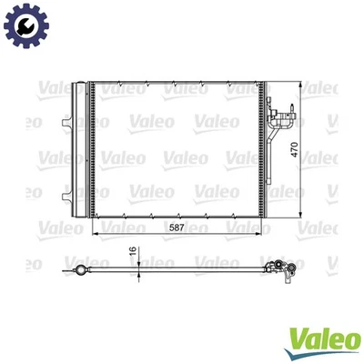 CONDENSER AIR CONDITIONING 814017 FOR FORD FOCUS/III/Turnier NGDB/NGDA 1.6L - Image 1 of 4