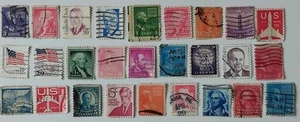 Job Lot Vintage USA Postal Stamps - Picture 1 of 1