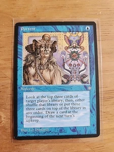 Portent - Ice Age - MTG Magic - Common - Blue Sorcery - Picture 1 of 1