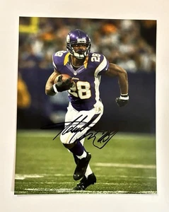 Adrian Peterson Signed 8x10 Photo Minnesota Vikings Running Back Proof Pic NFL - Picture 1 of 3