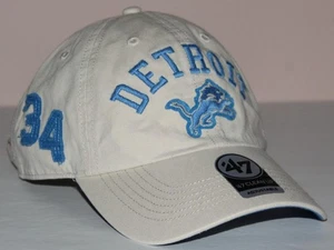 '47 Marca Limpieza Detroit Lions Gorra con Correa Gorra Off-White 1934 Clubhouse *D3 - Imagen 1 de 8