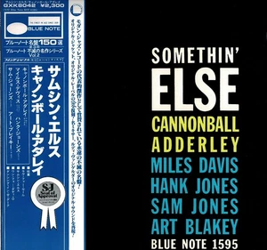Cannonball Adderley Somethin' Else Blue Note GXK 8042 OBI JAPAN VINYL LP JAZZ - Imagen 1 de 5